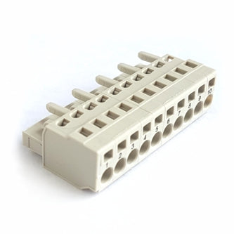 Terminal Block 10 W P=5.08 Plug In Press 8 Edgk 5.08 10 P 11 1021 Ah