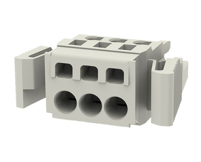 Terminal Block 3 W Plug In Press Grey 8 Edgkg 5.08 03 P 11 01 A(h)