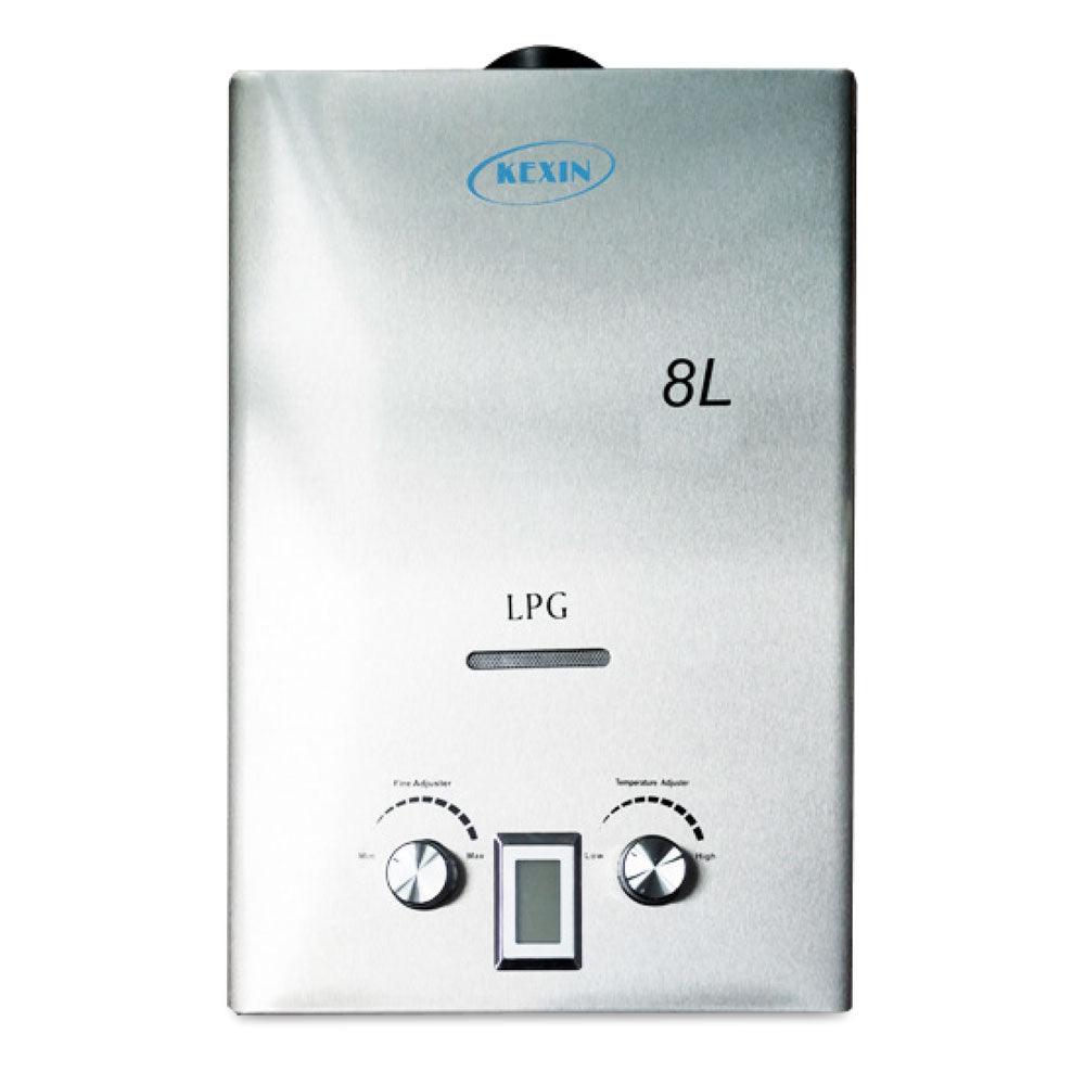 Kexin 8Lt Gas Geyser High Pressure Stainless Steel Unit - Livestainable.co.za