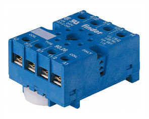 Din Rail / Panel Mount Relay Base / Socket 8 P 90.26 + 90.33