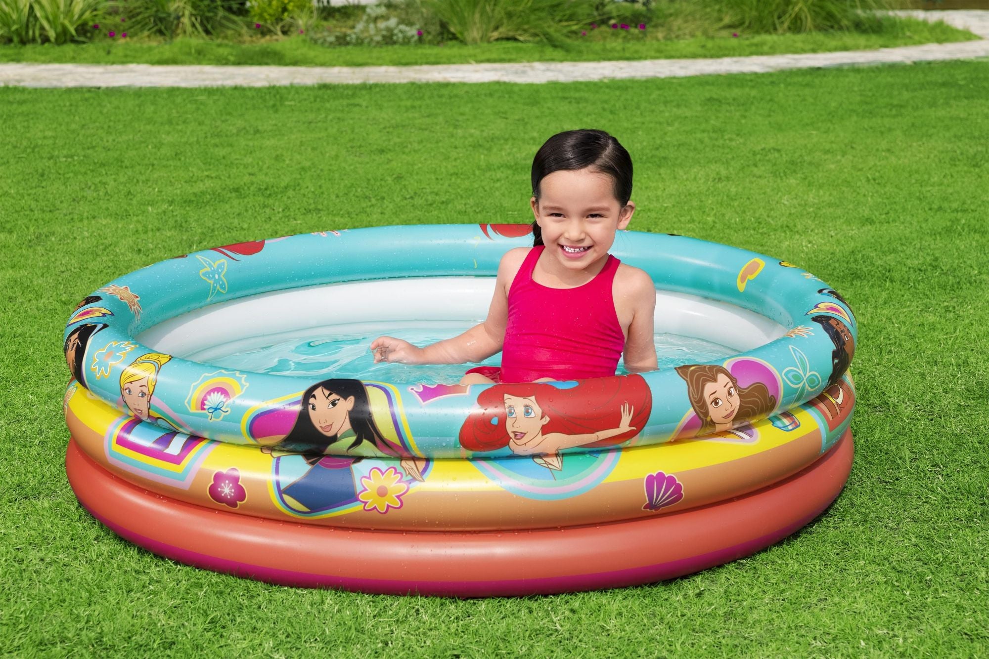 Bestway φ1.22m X 30cm Princess 3 Ring Play Pool 200 L