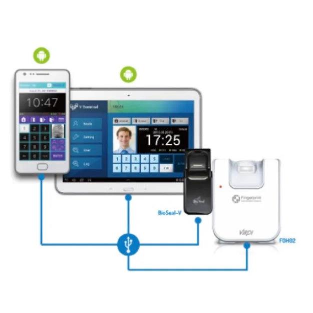 Virdi - BioSeal USB Handheld Fingerprint Scanner + Virtual Terminal Android App - Livestainable.co.za