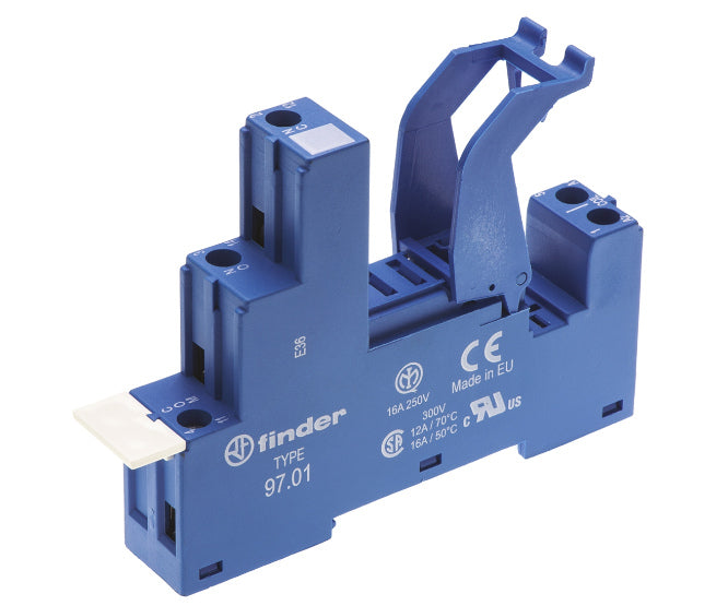 D/R Relay Socket 250 Vac 25 A 5 Pin For 46.61/52 Relay 97.01 Spa