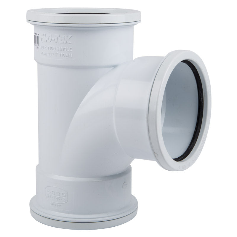 Waste Junction 87.5 Deg Sv Pl 110 Mm Sabs