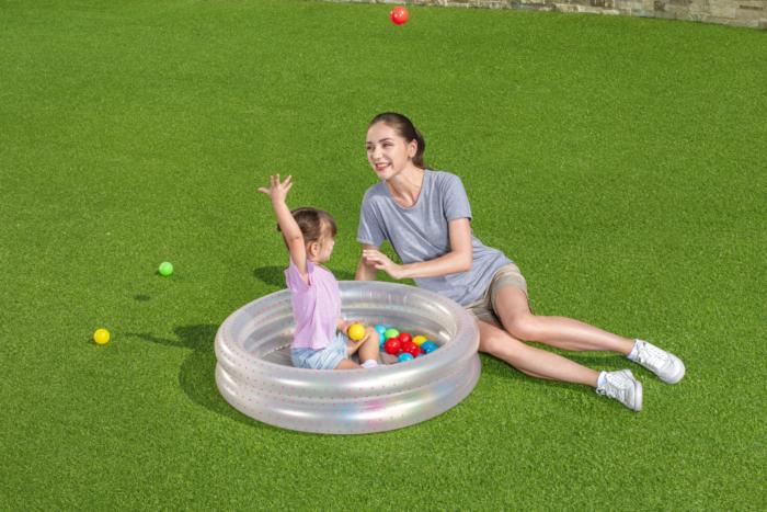 Bestway φ91cm X H20cm 2 Ring Ball Pit Play Pool 73 L