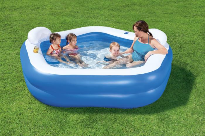 Bestway 2.13m X 2.06m X 69cm Family Fun Pool 575 L