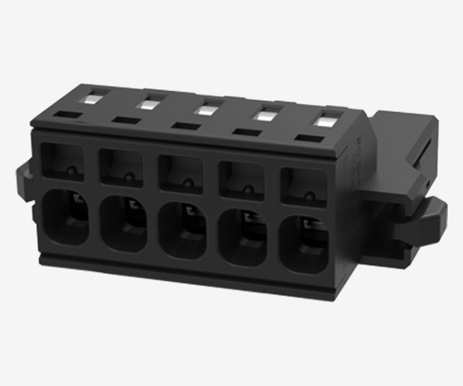 Terminal Block 5 W Plug In Press Grey 9 Edgkg 5.08 05 P 13 00 A(h)