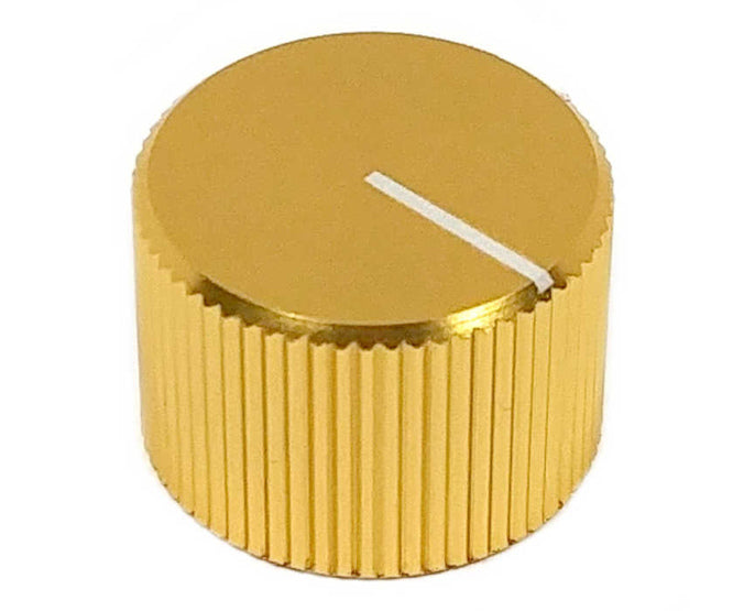 Metal Knob Od=15mm H=12.5 For 6.35mm Dia Shaft Gold 50/Box A 1512 Gold