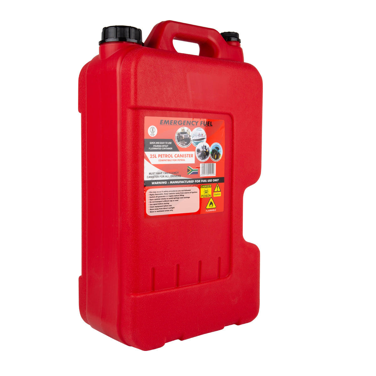 Jerry Can Plastic Petrol 25 L