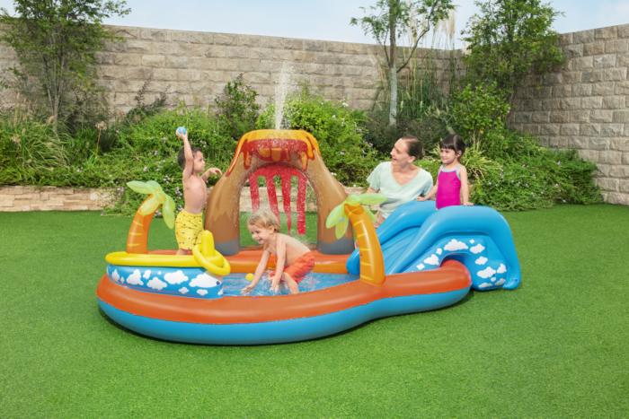 Bestway 2.65m X 2.65m X 1.04m Lava Lagoon Play Center 208 L
