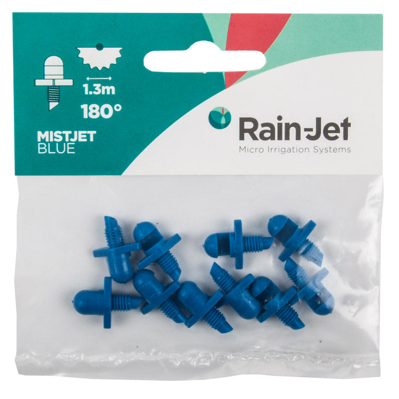 Micro Rainjet Head Mister 180 Deg Blu 10 Pk