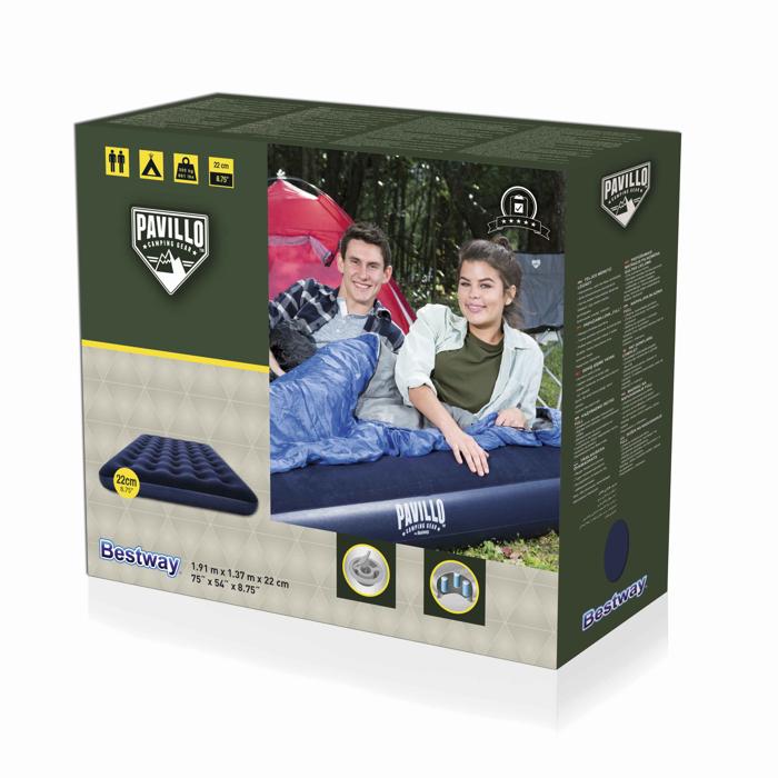Bestway 191cm X137cm X 22cm Pavillo Airbed Double