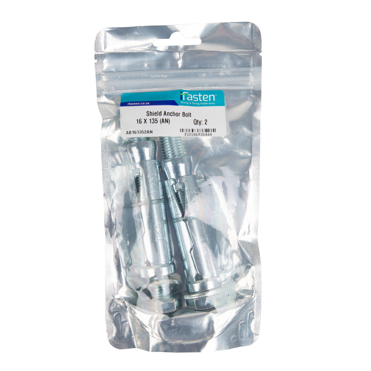 Ifasten Shield Anchor Bolt M16 X135 Mm 2 Pp