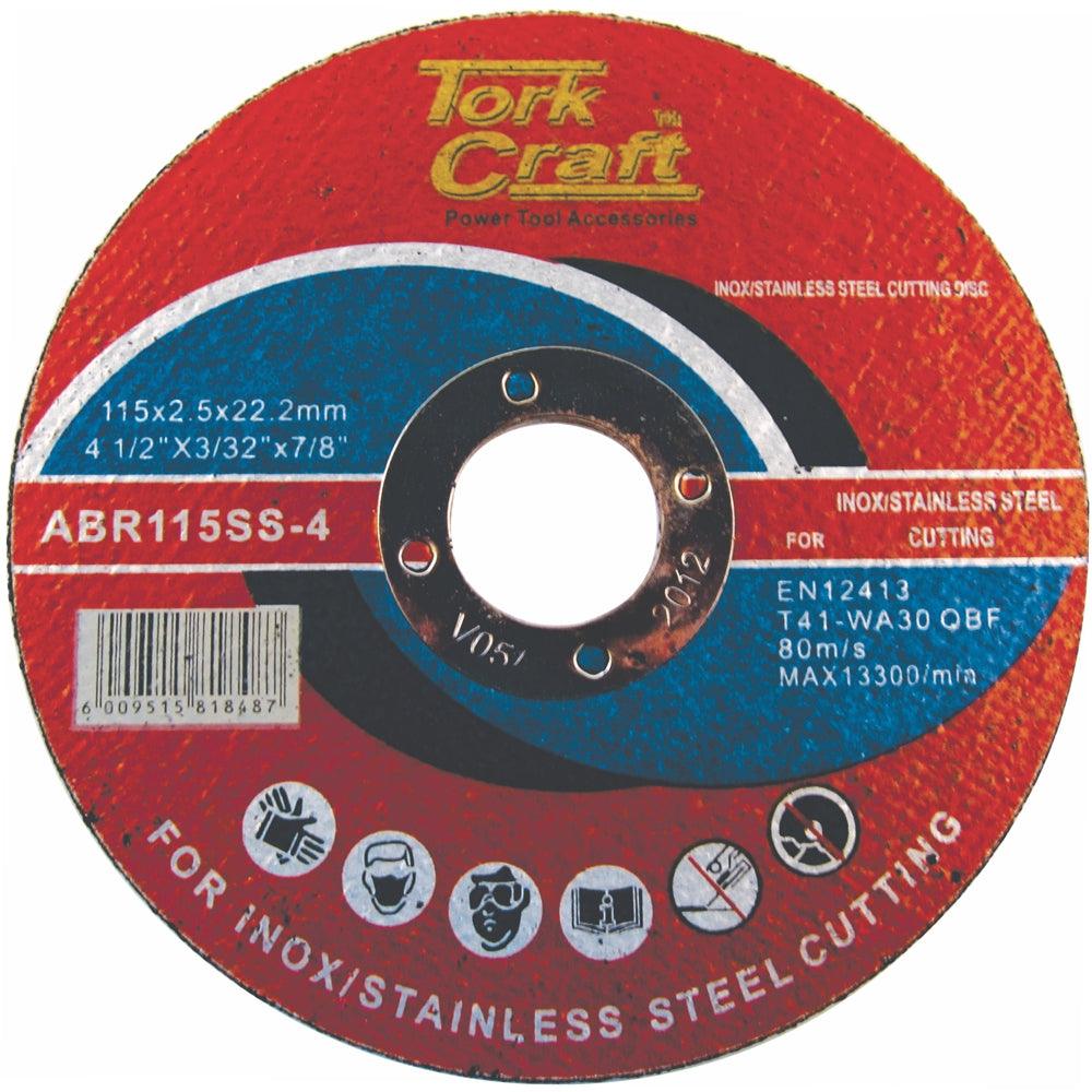 Cutting Disc Stainless Steel 115 X 2.5 X 22.22 Mm - Livestainable.co.za