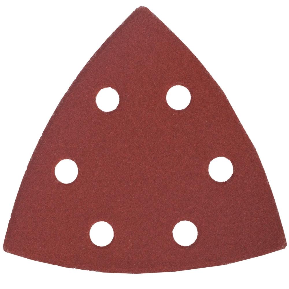 Sanding Triangle Sheet 240 Grit 94 X94 X94 Mm 5/Pack W/Holes Hook & Loop - Livestainable.co.za