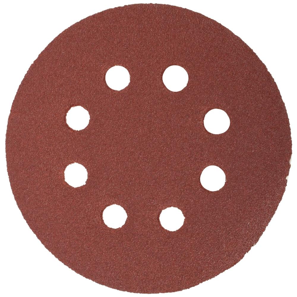 Sanding Disc 125 Mm 60 Grit With Holes 10/Pk Hook And Loop - Livestainable.co.za