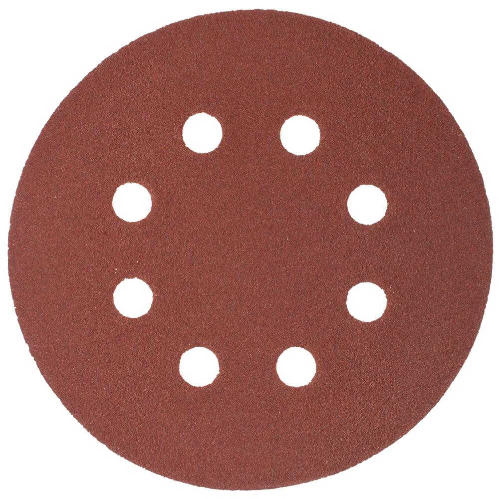 Sanding Disc 125 Mm 120 Grit With Holes 10/Pk Hook And Loop - Livestainable.co.za