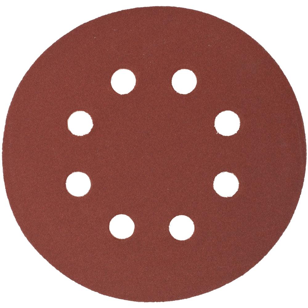 Sanding Disc 125 Mm 240 Grit With Holes 10/Pk Hook And Loop - Livestainable.co.za