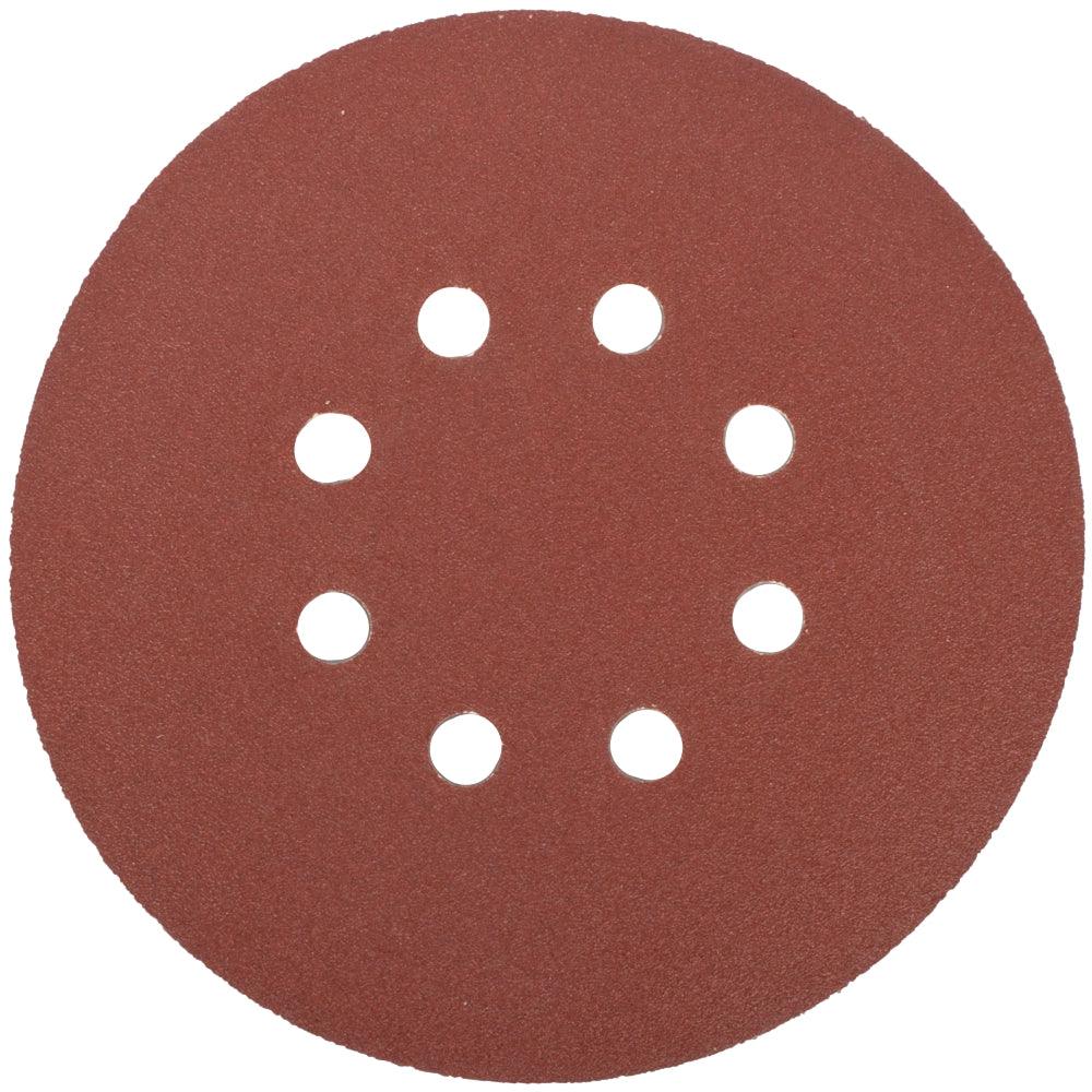 Sanding Disc 150 Mm 120 Grit With Holes 10/Pk Hook And Loop - Livestainable.co.za