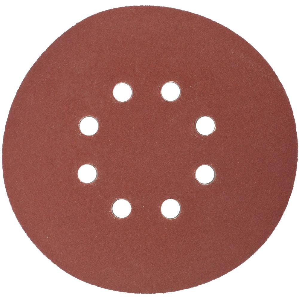 Sanding Disc 150 Mm 240 Grit With Holes 10/Pk Hook And Loop - Livestainable.co.za