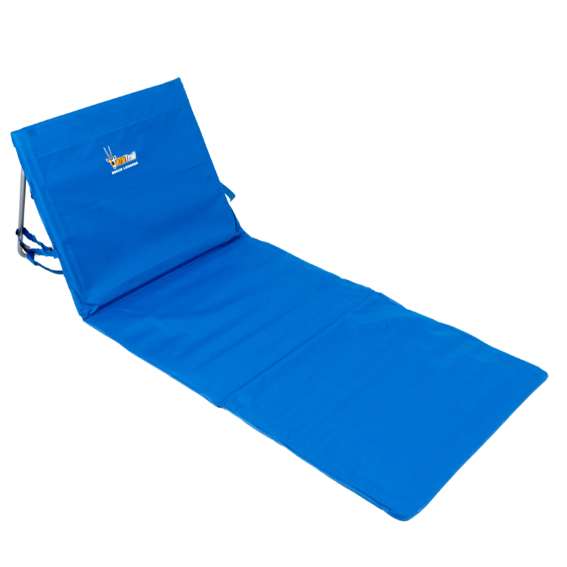 Beach Lounger Folding Padded Mat 120kg