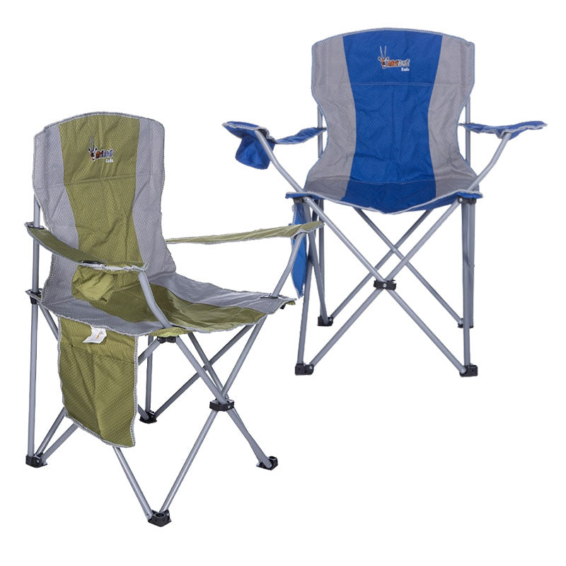 Kudu Padded Folding Chair Blue 120 Kg . 2 Pack