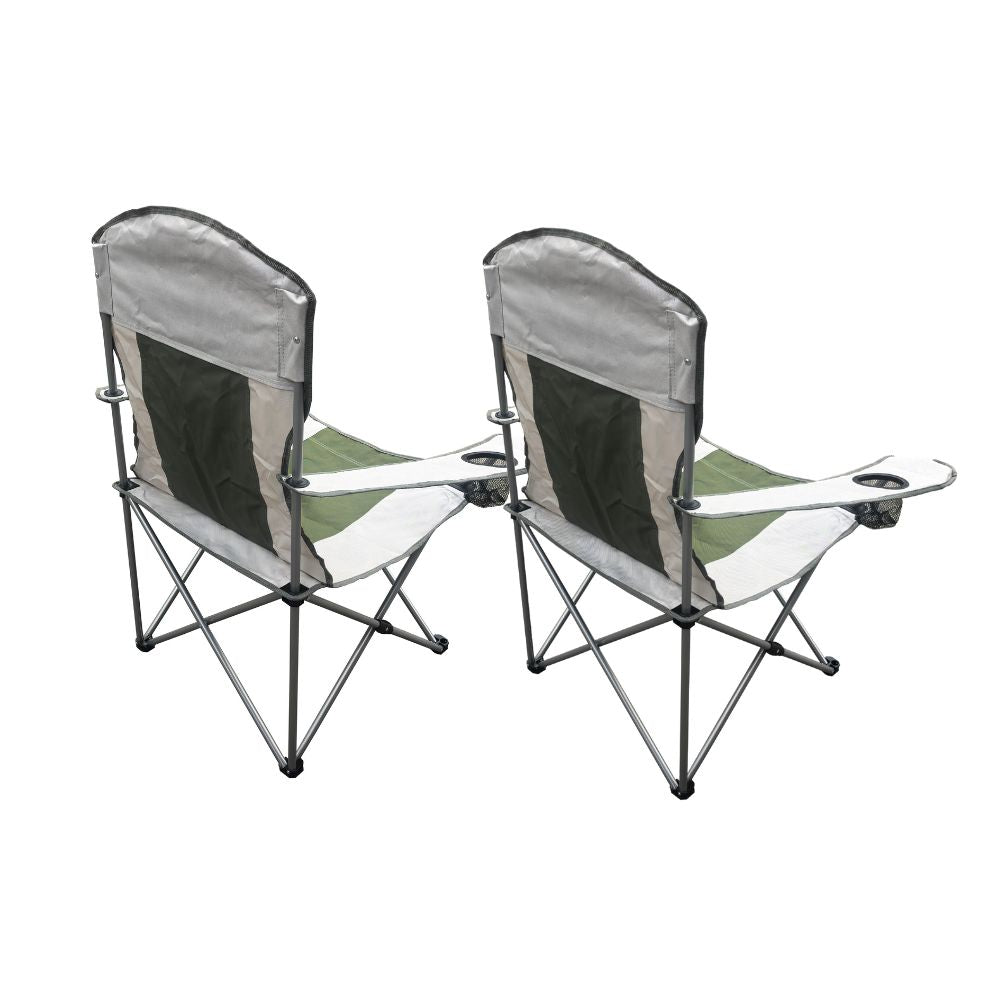 Afritrail Afri Trail Oryx Deluxe Folding Armchairs ?Green (2 Pack)