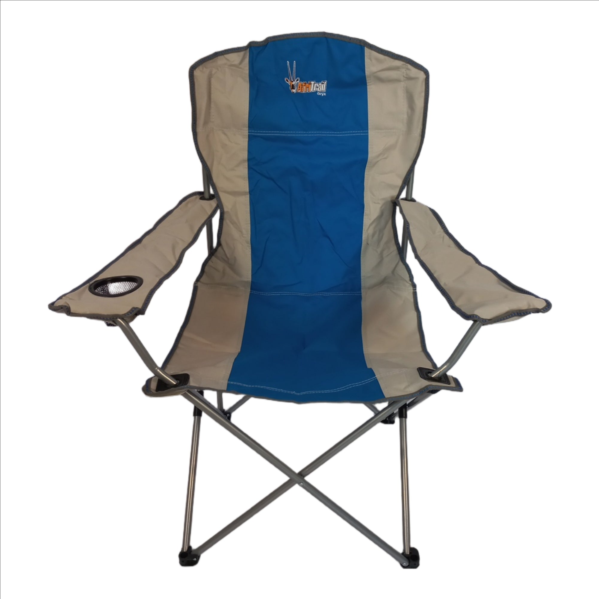 Afritrail Oryx Deluxe Folding Armchair Blue 120kg