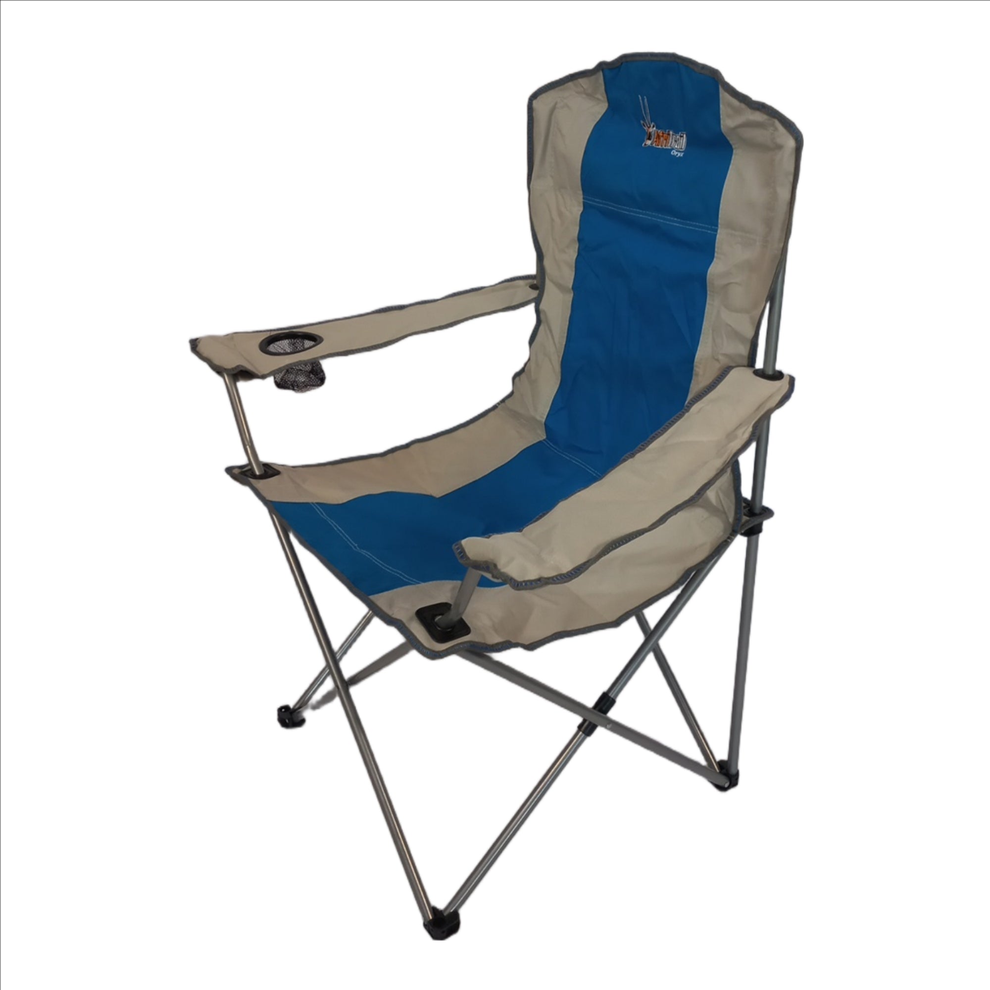 Afritrail Oryx Deluxe Folding Armchair Blue 120kg