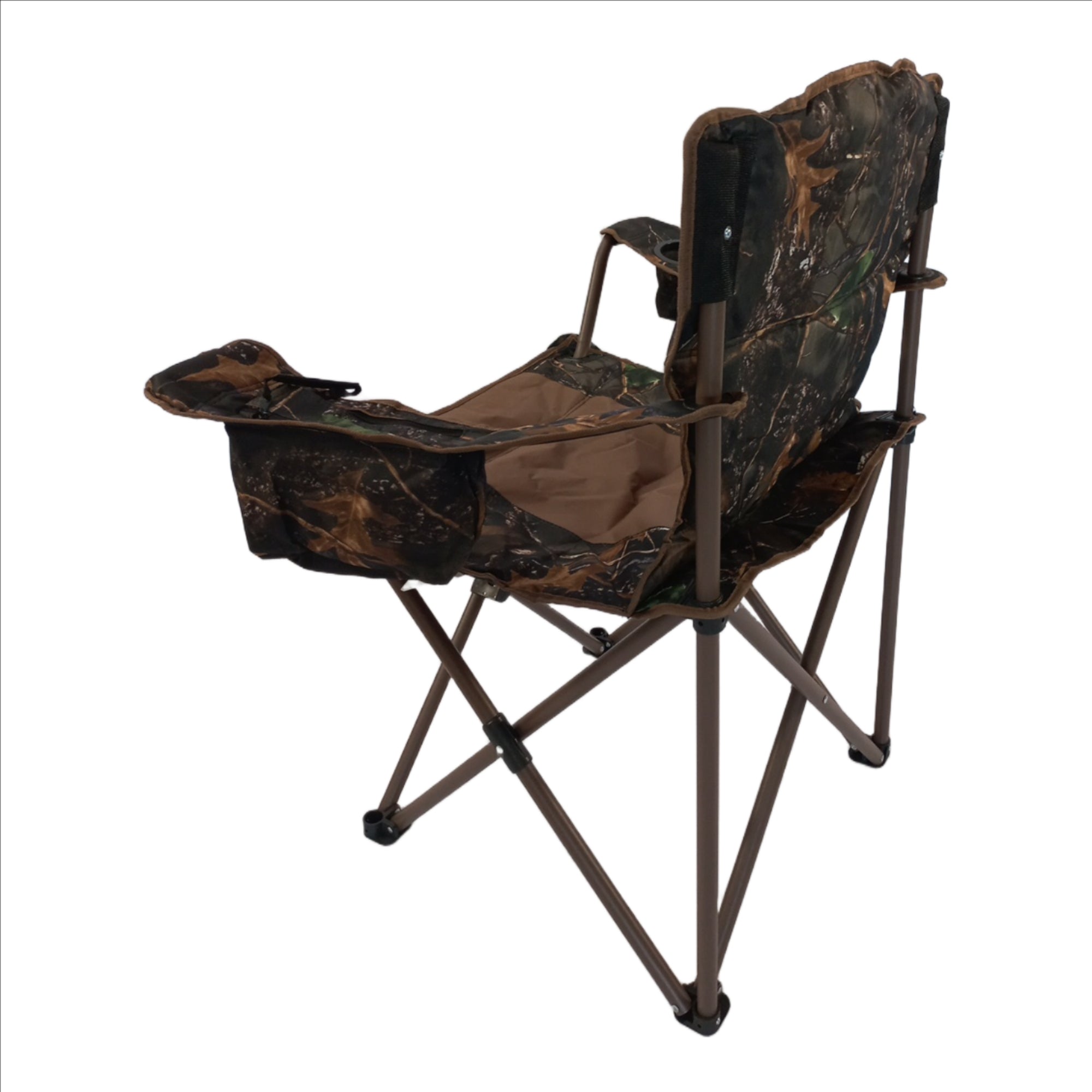 Afritrail Wildebeest Camo Padded Chair With Cooler Bag 150kg
