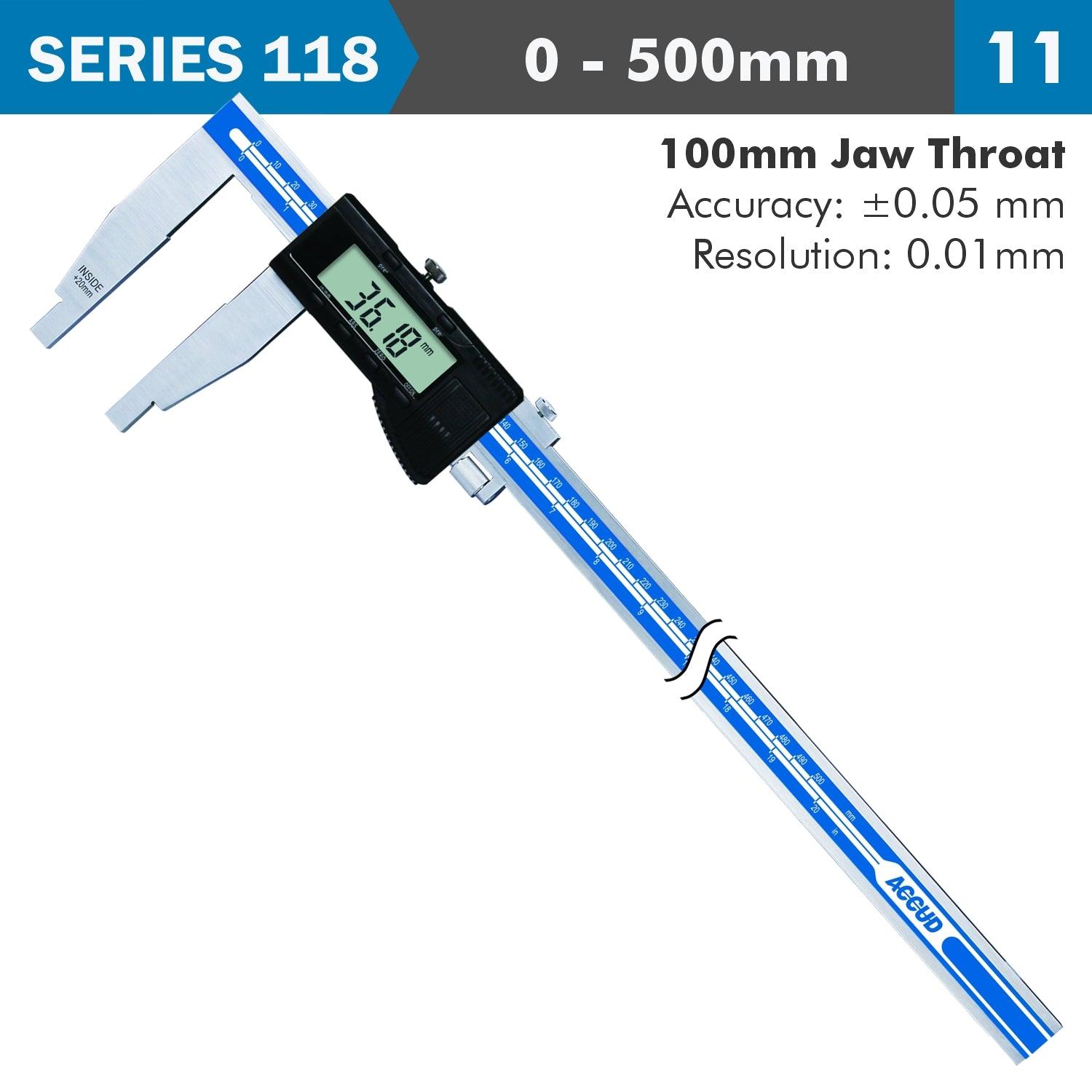 Dig. Caliper 500 Mm 0.05 Mm Acc. S/Stell 0.01 Mm Res. - Livestainable.co.za