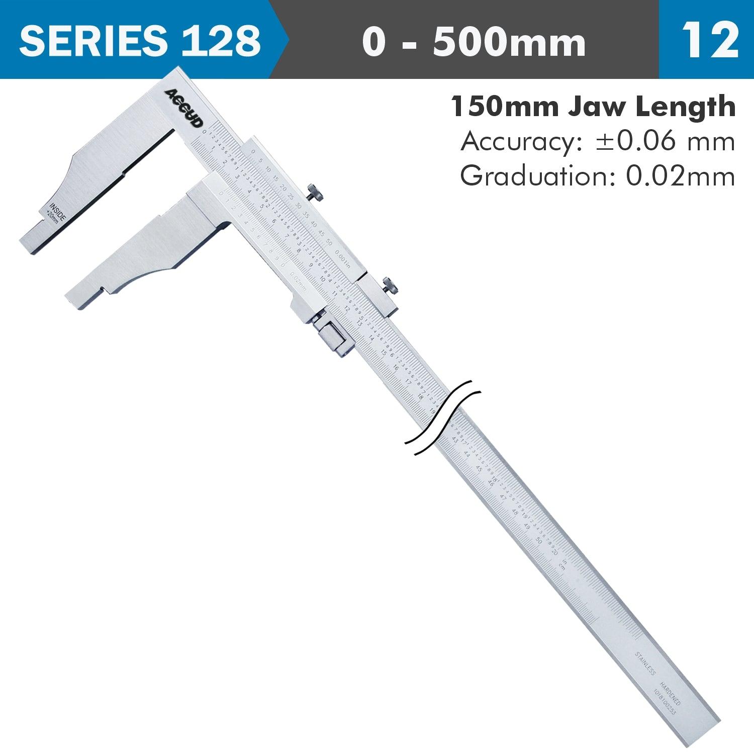 Vernier Caliper Jaw Length 150 Mm 0 500 Mm - Livestainable.co.za