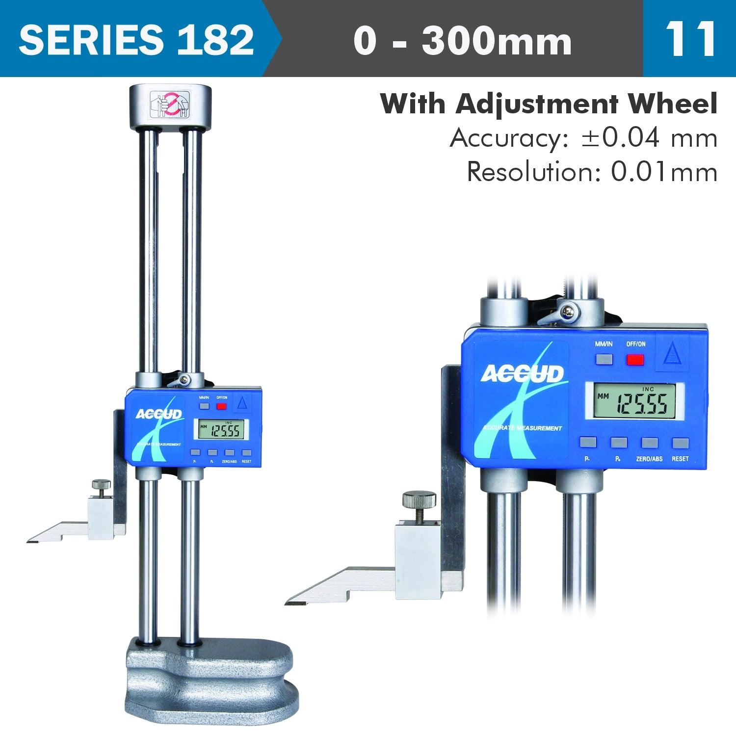 Dig. Height Gauge 300 Mm 0.04 Mm Acc. Driving Wheel 0.01 Mm Res. S/Steel - Livestainable.co.za