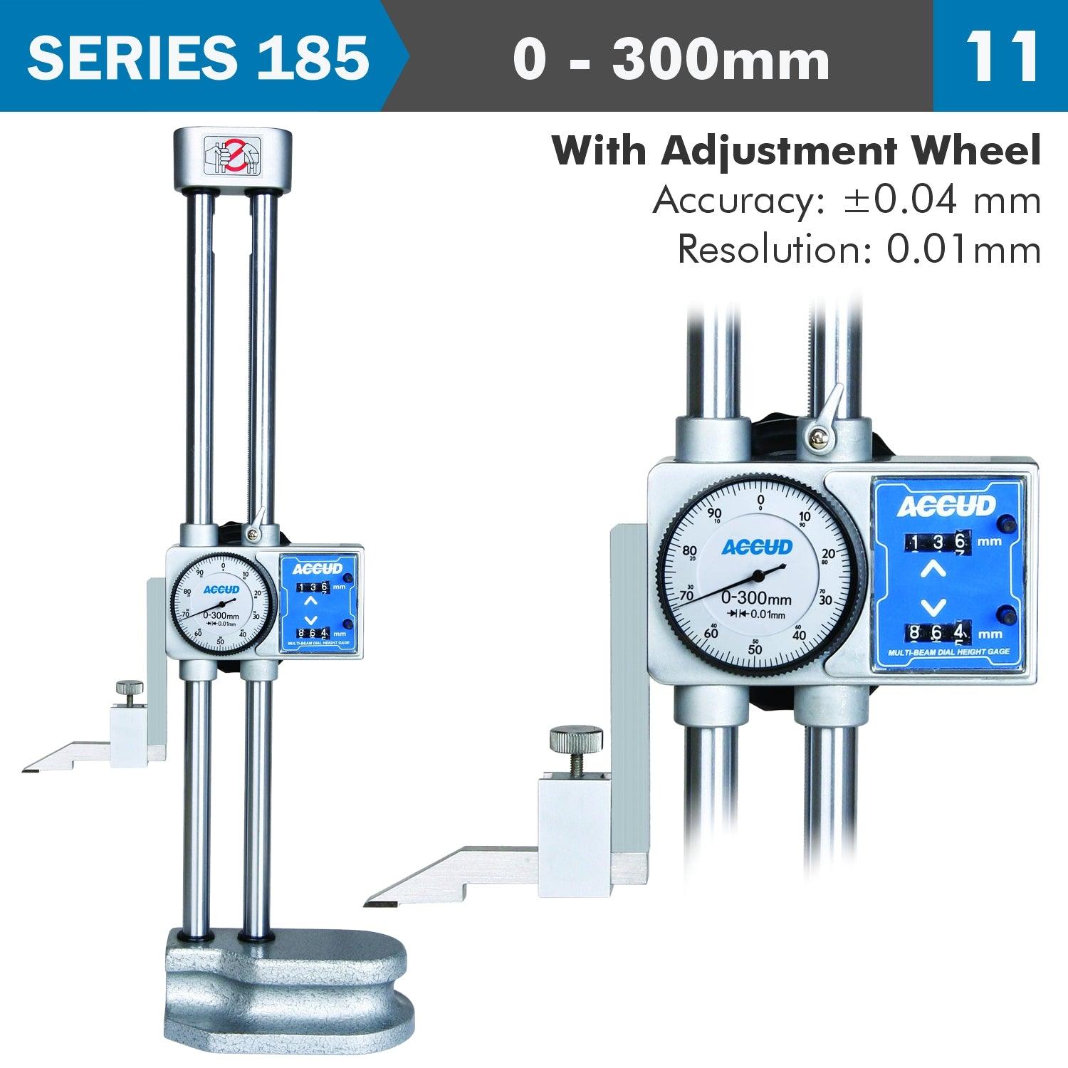 Dig. Height Gauge 300 Mm 0.04 Mm Acc. Driving Wheel 0.01 Mm Grad. S/Steel - Livestainable.co.za