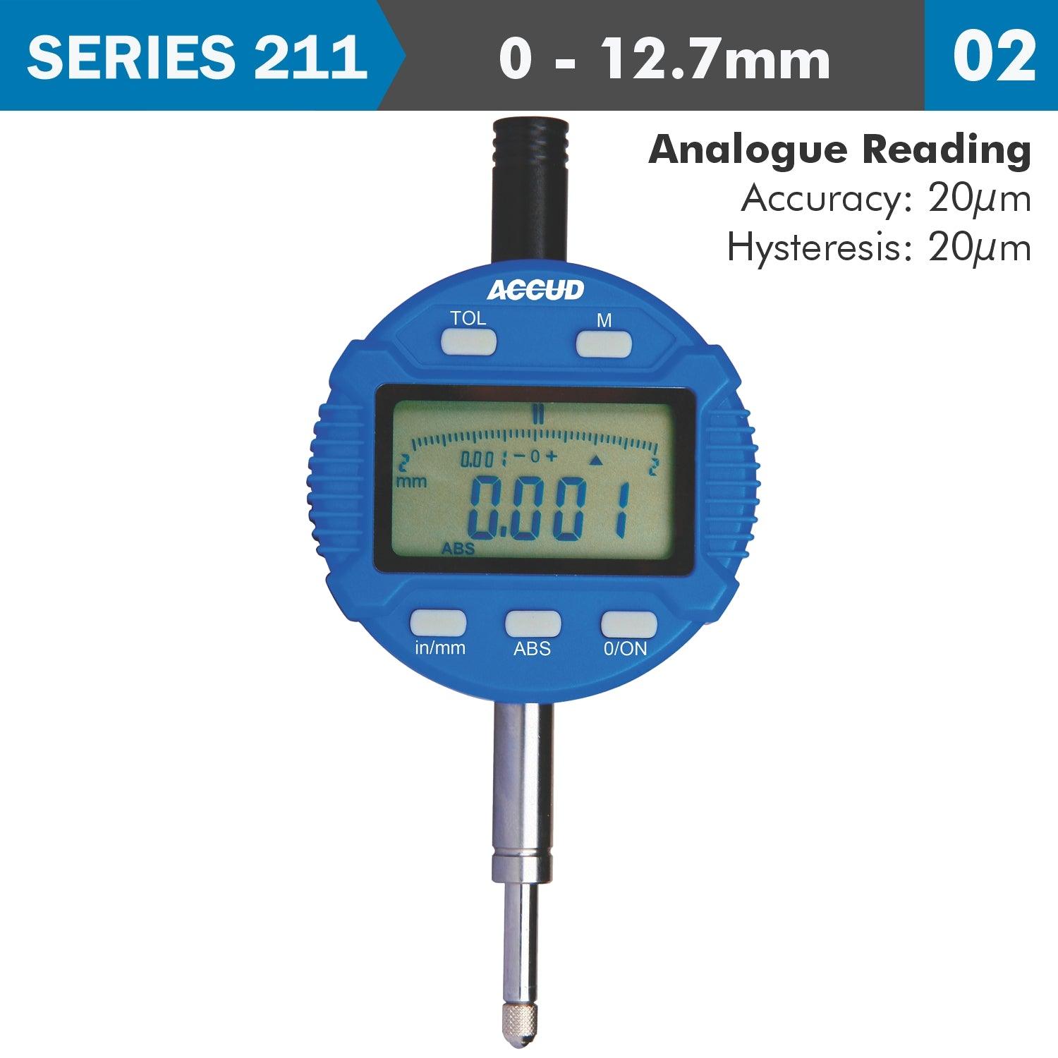 Digital Indicator Flat Back 12.7 Mm/0.5' - Livestainable.co.za