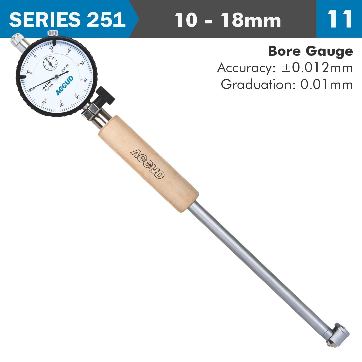 Dial Bore Gauge 10 18 Mm 0.012 Mm Acc. 0.001 Mm Grad. - Livestainable.co.za