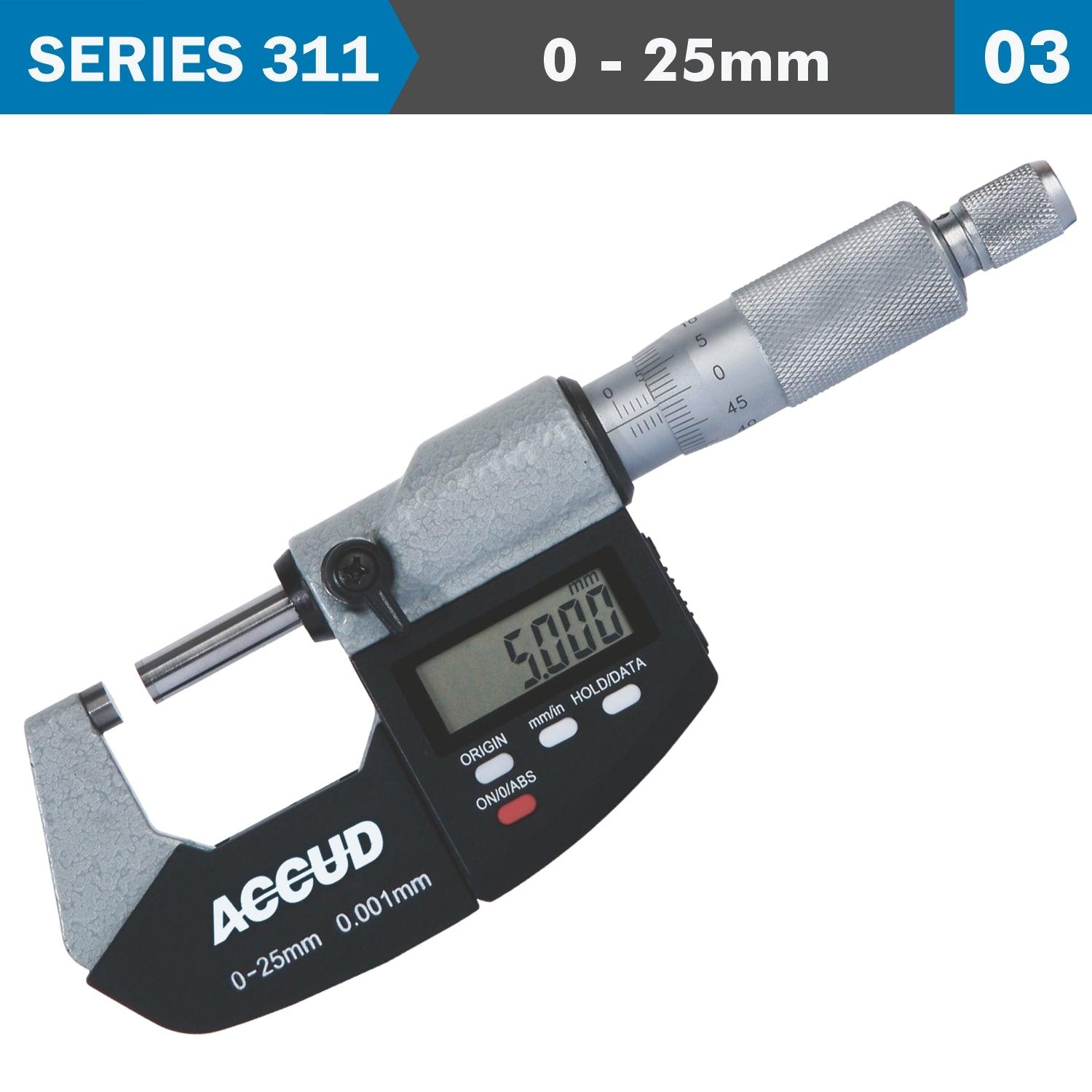 Digital Outside Micrometer 0 25 Mm 0.001 M - Livestainable.co.za