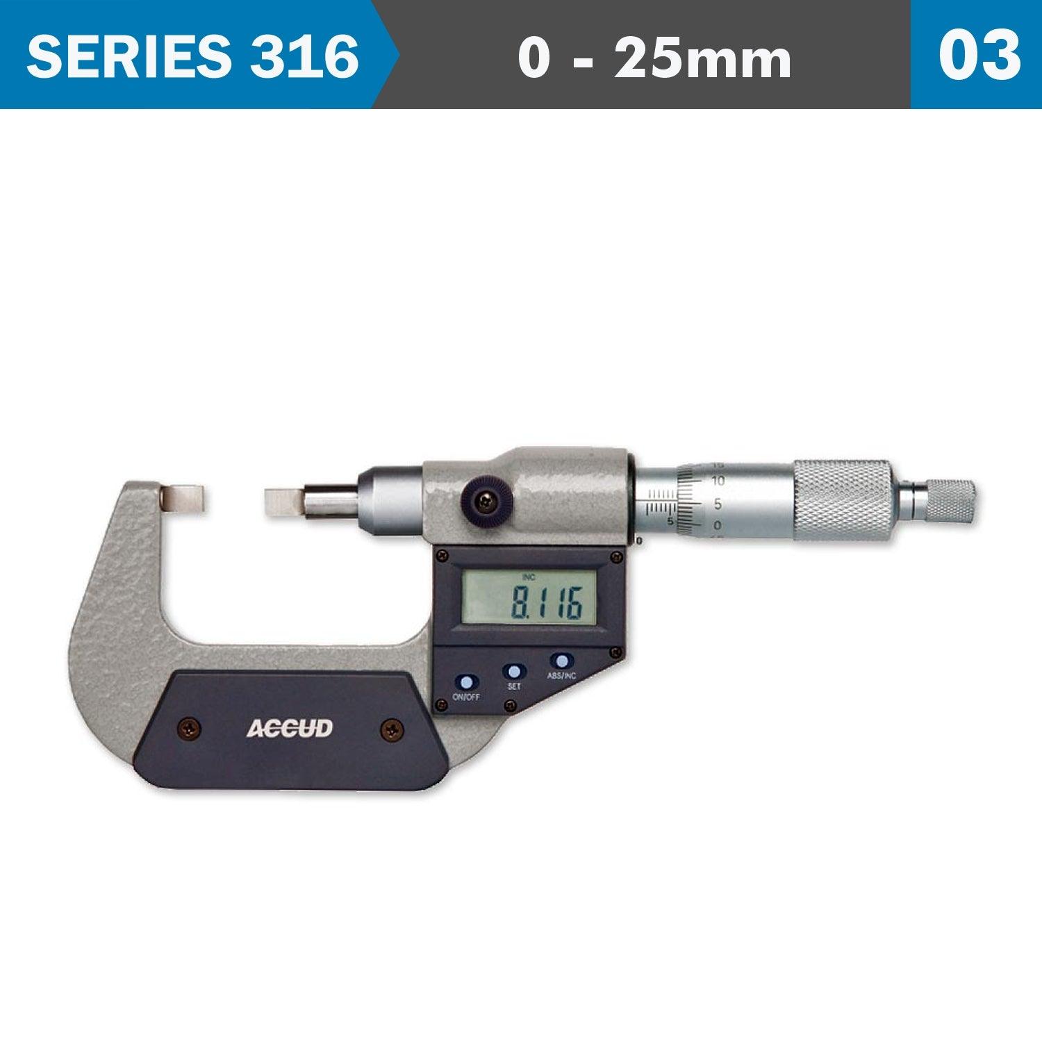 Digital Protractor Blade Micrometer 0 25 Mm/0 1' - Livestainable.co.za