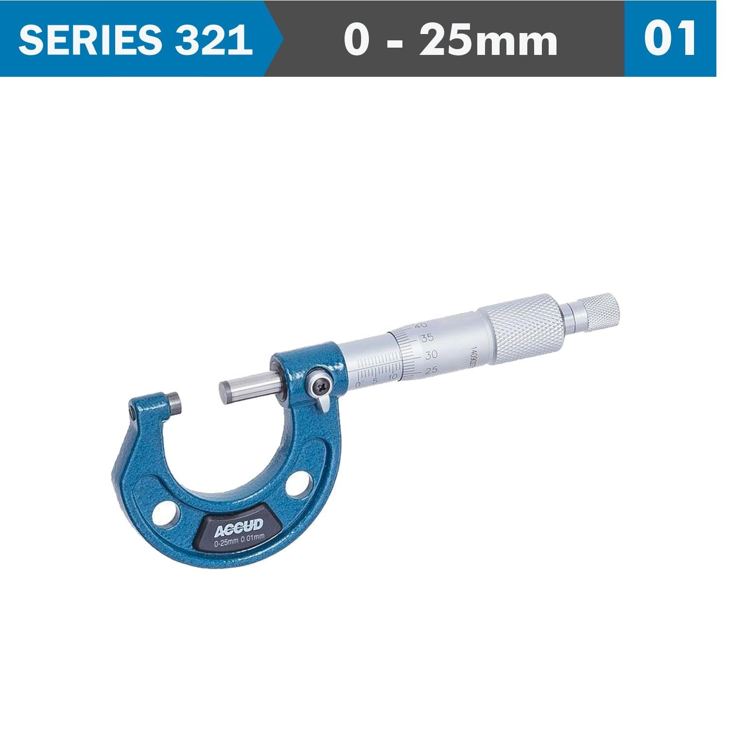 Outside Micrometer 25 Mm 0.004 Mm Acc. 0.01 Mm Grad. - Livestainable.co.za