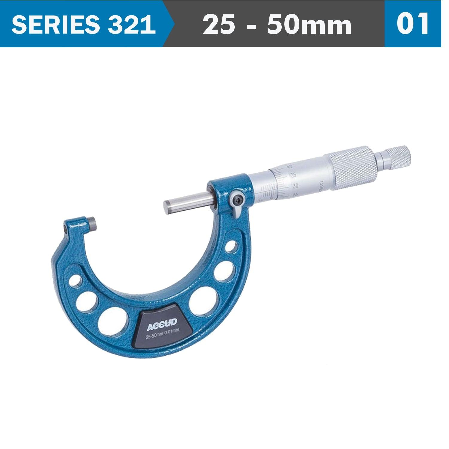 Outside Micrometer 25 50 Mm 0.004 Mm Acc. 0.01 Mm Grad. - Livestainable.co.za