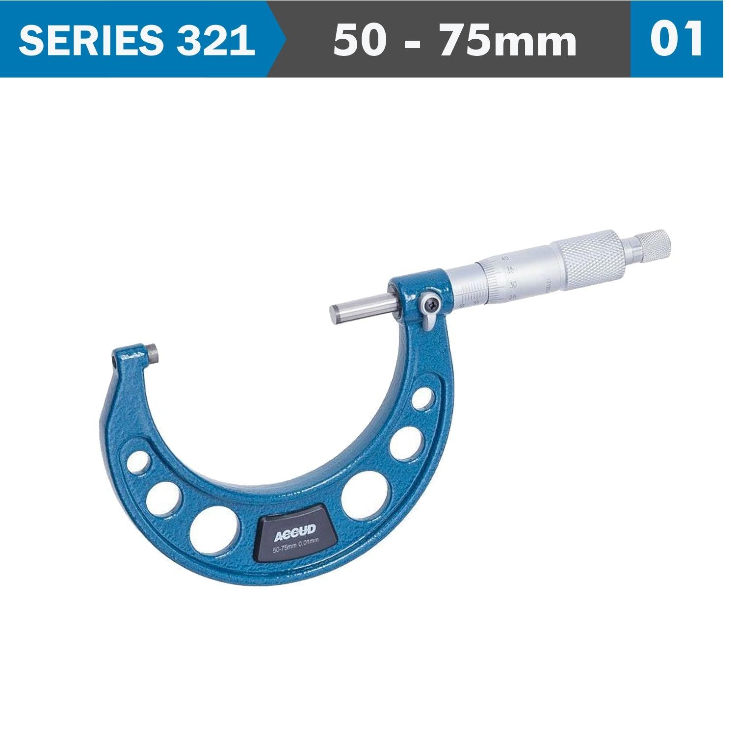 Outside Micrometer 50 75 Mm 0.005 Mm Acc. 0.01 Mm Grad. - Livestainable.co.za