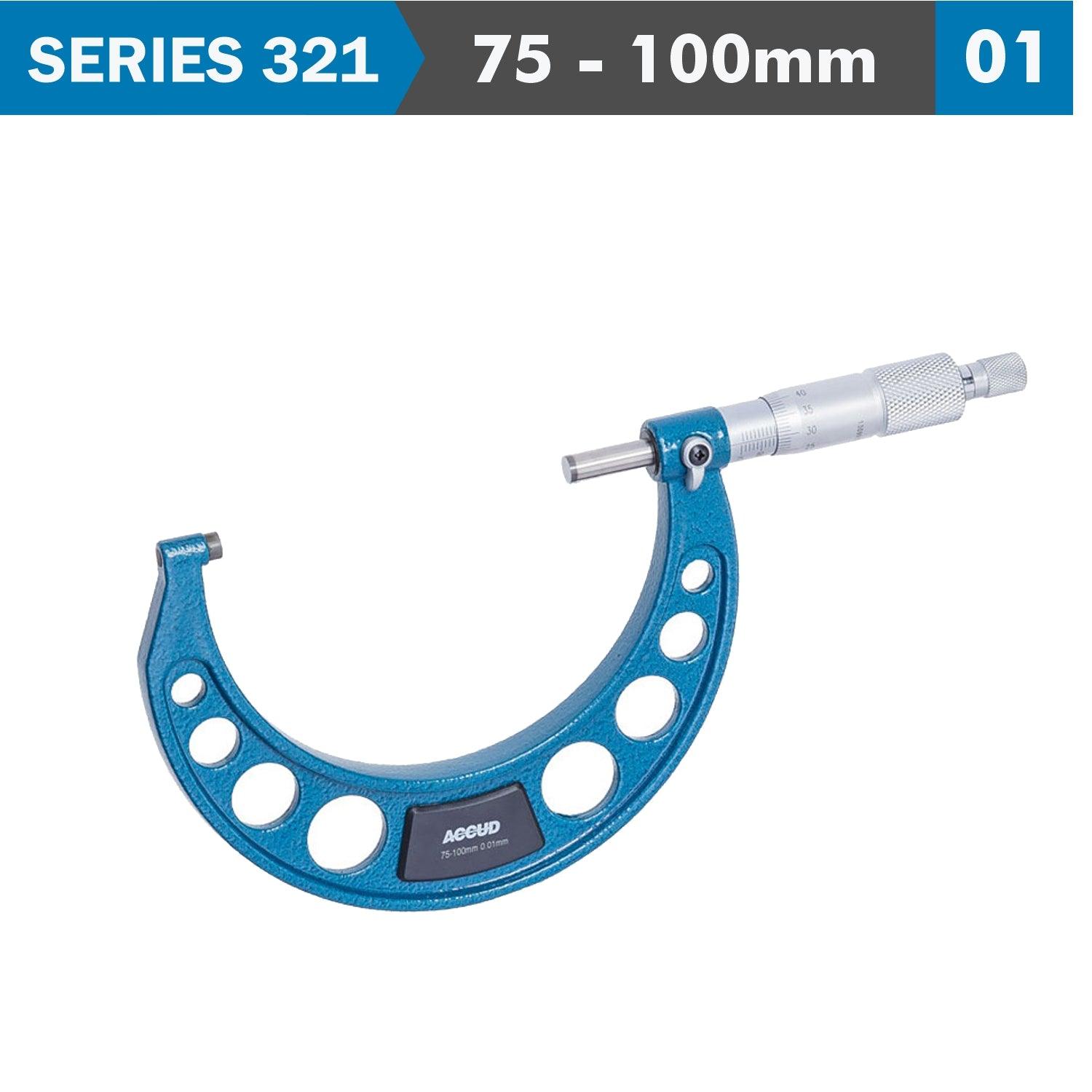 Outside Micrometer 75 100 Mm 0.005 Mm Acc. 0.01 Mm Grad. - Livestainable.co.za