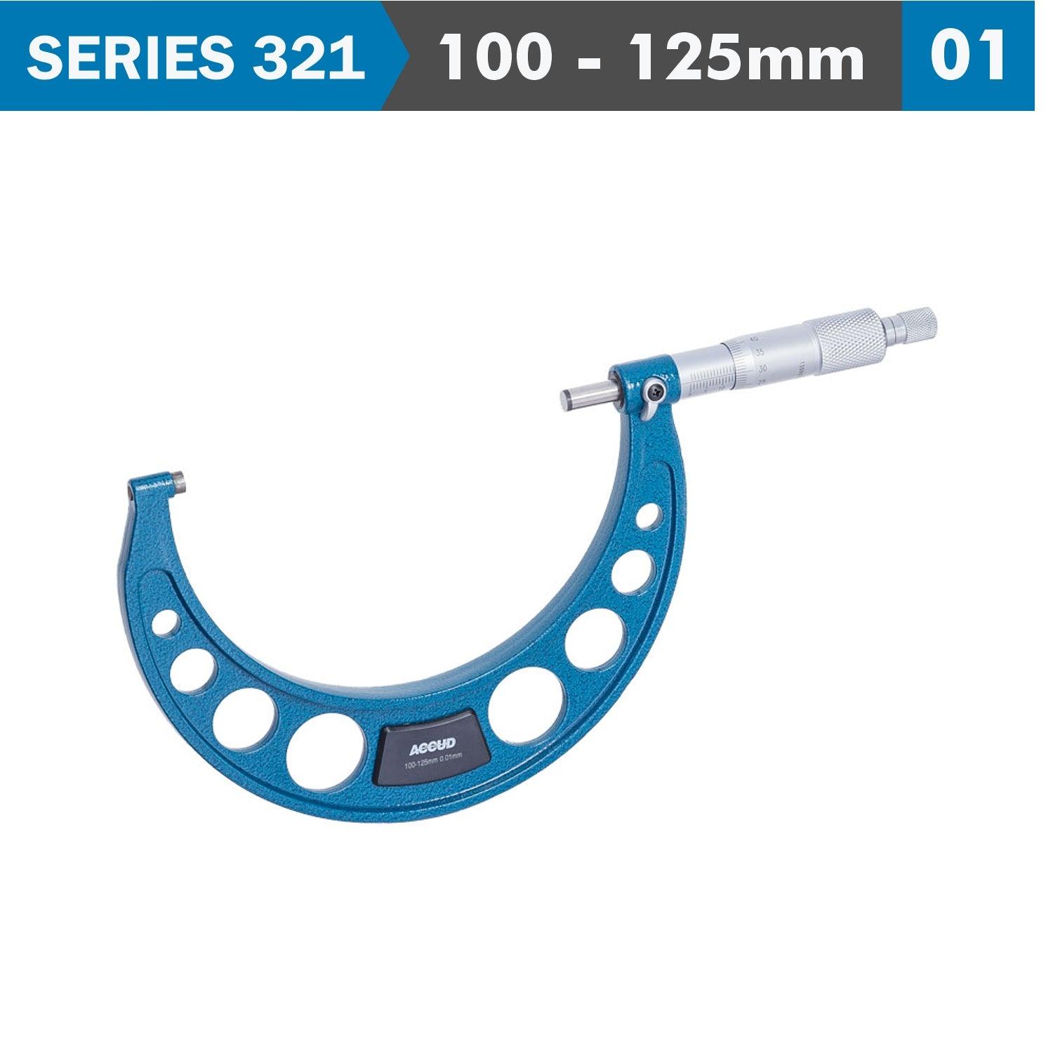 Outside Micrometer 100 125 Mm 0.006 Mm Acc. 0.01 Mm Grad. - Livestainable.co.za