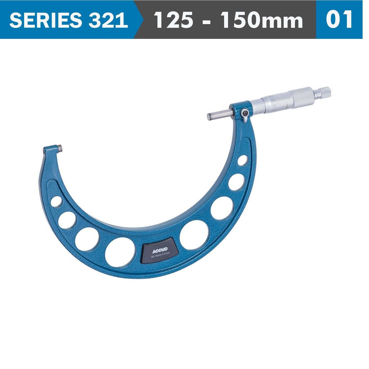 Outside Micrometer 125 150 Mm 0.006 Mm Acc. 0.01 Mm Grad. - Livestainable.co.za