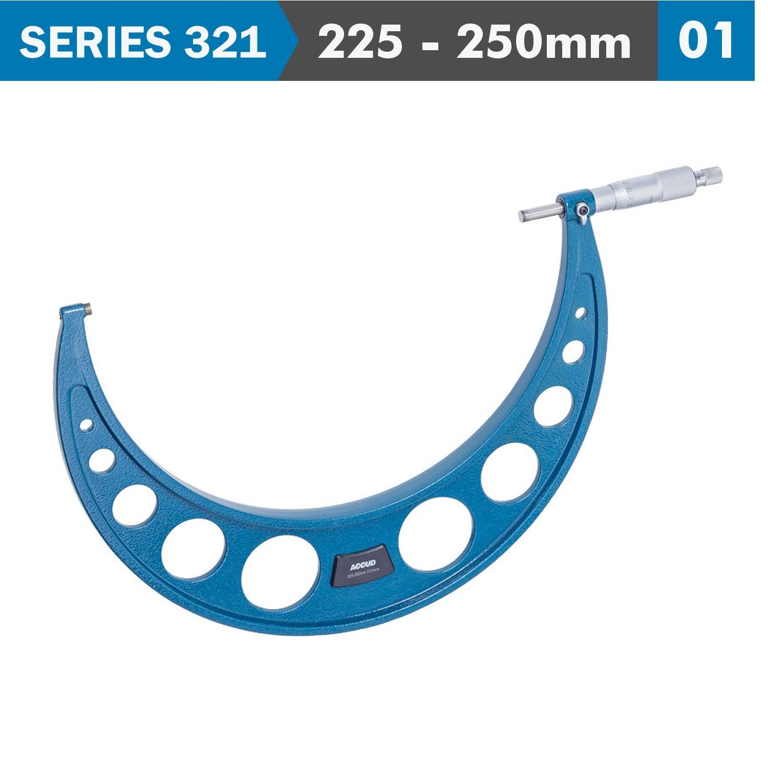 Outside Micrometer 225 250 Mm 0.008 Mm Acc. 0.01 Mm Grad. - Livestainable.co.za