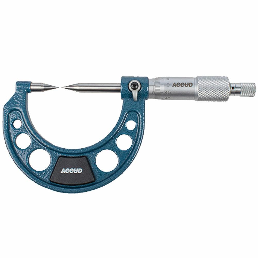 Point Micrometer 25 Mm 30 Deg. 0.004 Mm Acc. 0.01 Mm Grad. - Livestainable.co.za