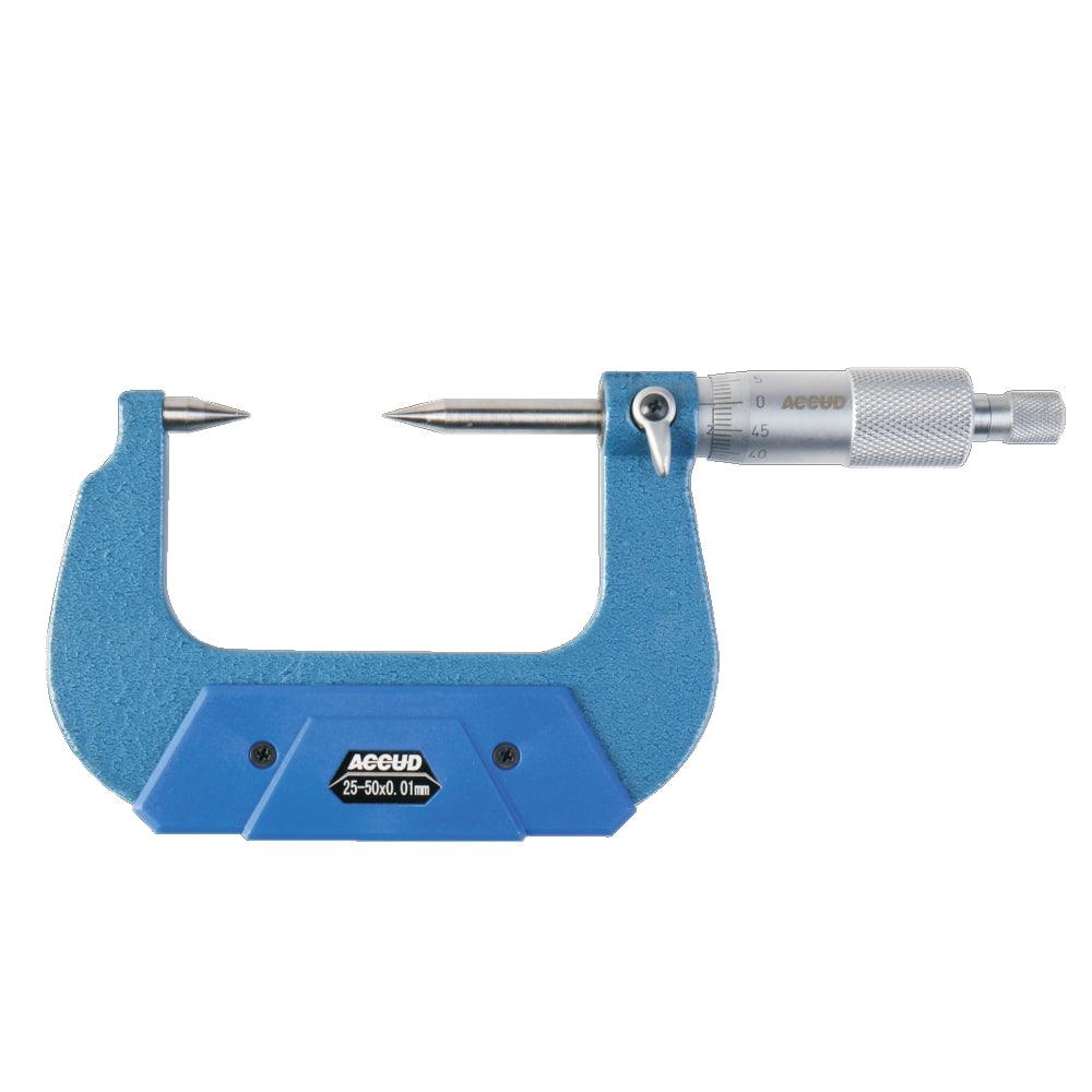 Point Micrometer 25 Mm 15 Deg. 0.004 Mm Acc. 0.01 Mm Grad. - Livestainable.co.za