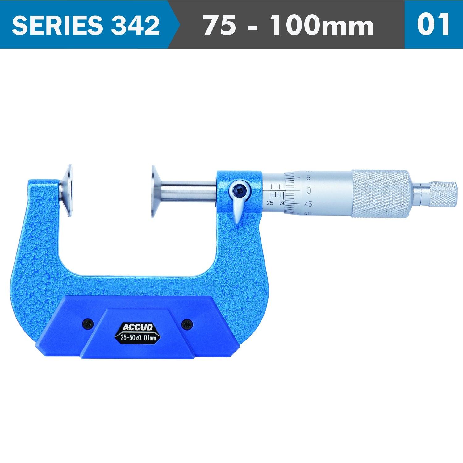 Non Rotating Spindle Disk Micrometer 75 - Livestainable.co.za