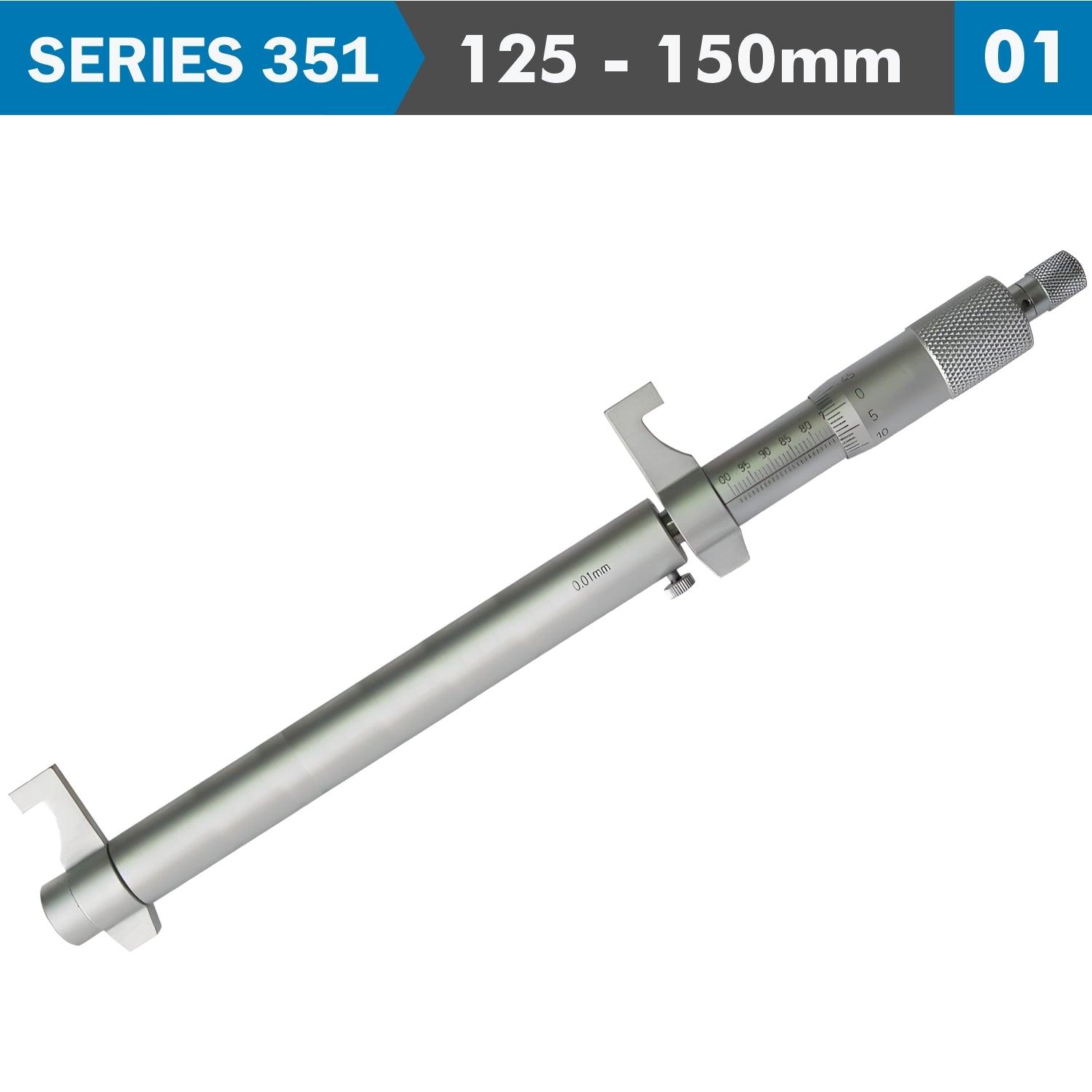 Inside Micrometer 125 150 Mm Without Setting Ring 0.011 Mm Acc. 0.01 Mm G - Livestainable.co.za