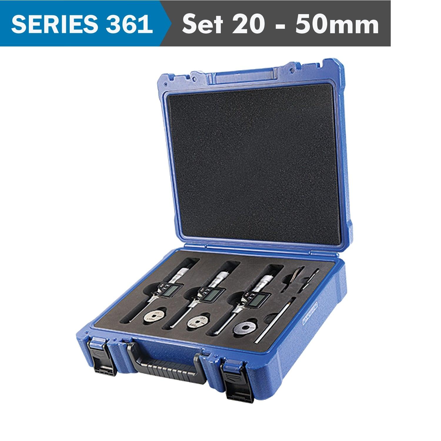 Dig. 3 Points Inside Micrometer Set 20 50 Mm (Micrometers Inc. 20 25, 2 - Livestainable.co.za